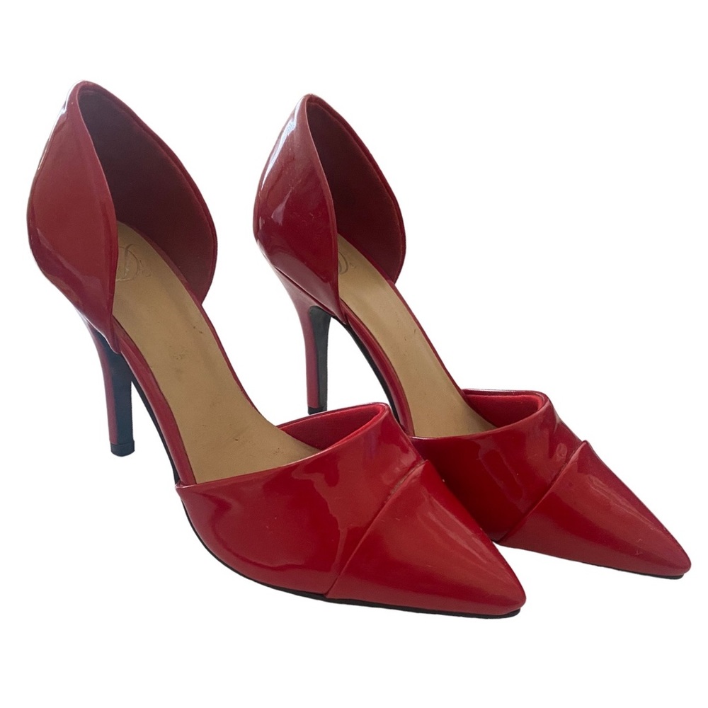 Delicious | Red Pointy Toe Heels Size 7